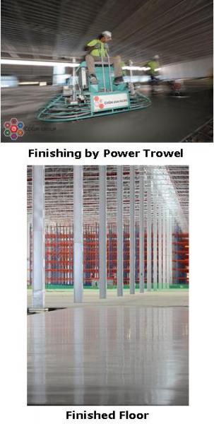 Tesco Malaysia - Finishing by Power Trowel and Finished Floor